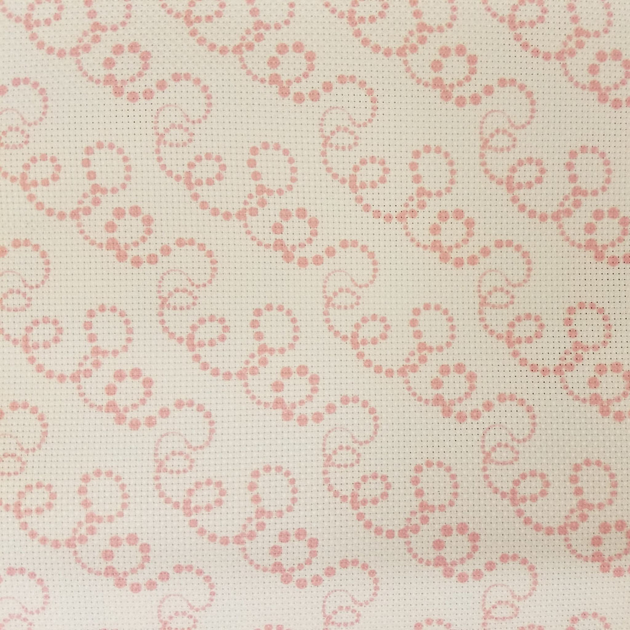 Christmas Swirls Patterned Cross Stitch Fabric
